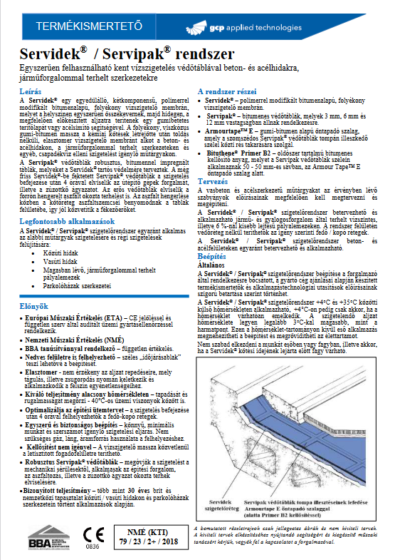 SERVIDEK-SERVIPAK dokumentum előnézetu képe