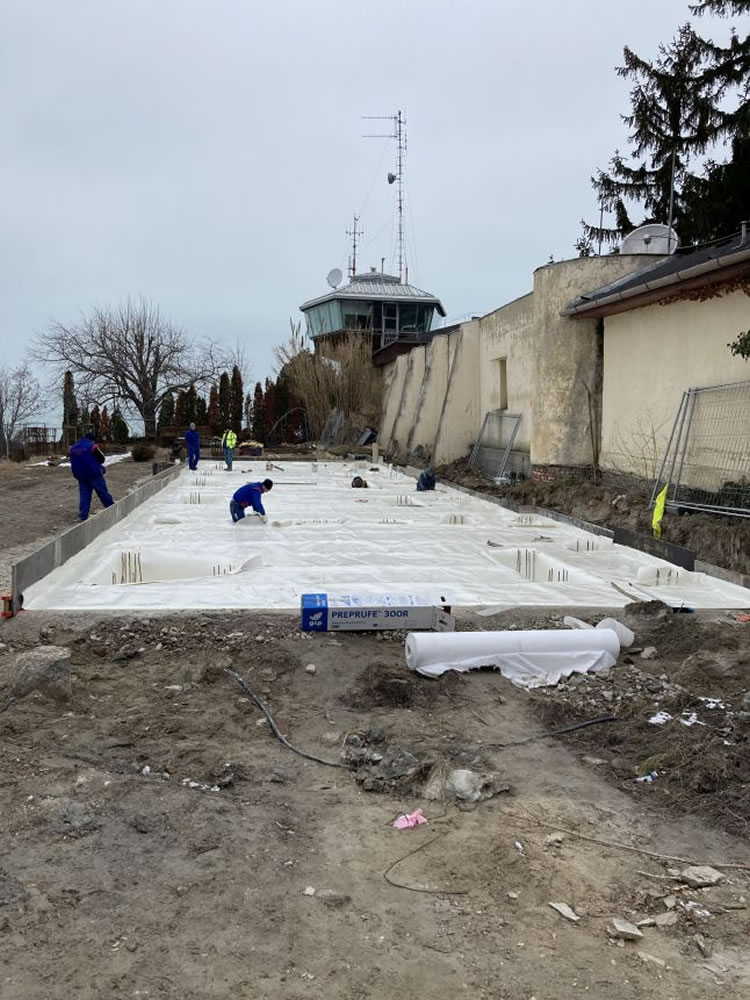 Preprufe® vízszigetelés - vízparti hotel, Siófok